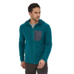 Sweat Patagonia R1 Air Full-Zip Hoody Dark Borealis Green
