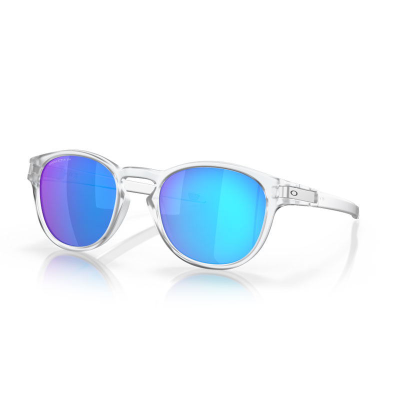 Lunettes de soleil Oakley Latch Matte Clear Prizm Sapphire Polarized