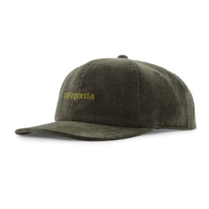 Casquette Patagonia Corduroy Cap Text Logo: Old Growth Green