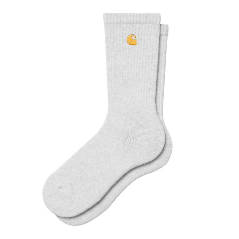 Chaussettes Carhartt Wip Chase Ash Heather / Gold