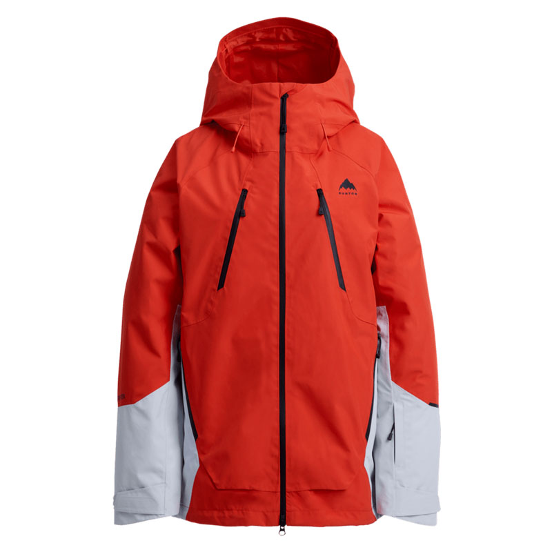 Veste De Snowboard Burton Women Reserve Gore-Tex 2L Fiesta Red / Gray Cloud